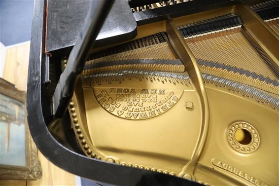 The Property of Dame Kiri Te Kanawa: Steinway and Sons, New York. An ebonised cased boudoir grand piano and stool, Serial number 90263,